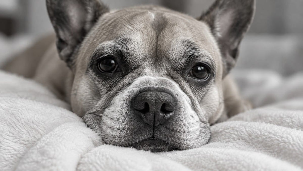 Senior French Bulldog — hero scene