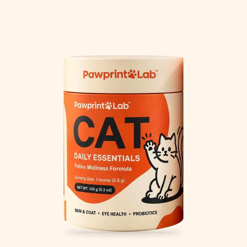 Pawprint Lab Cat Daily Essentials jar