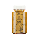 Pot de gélules pour chiens.