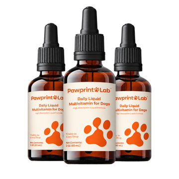 Pawprint Wellness Protocol, three bottles