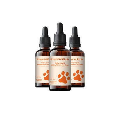 Pawprint Wellness Protocol, three bottles